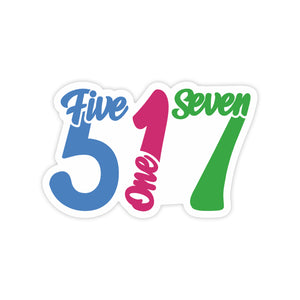 Five One Seven (Sticker)