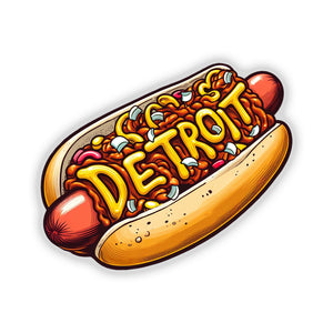 Detroit Coney Dog (Sticker)
