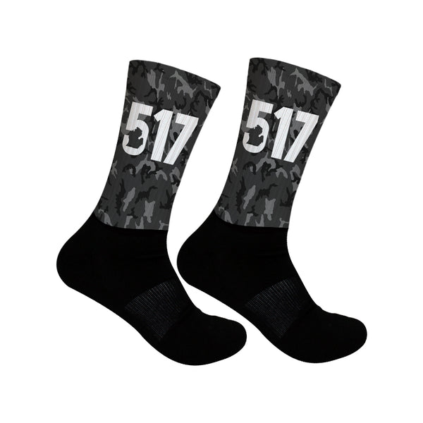 517 MI Black Camo (Socks)