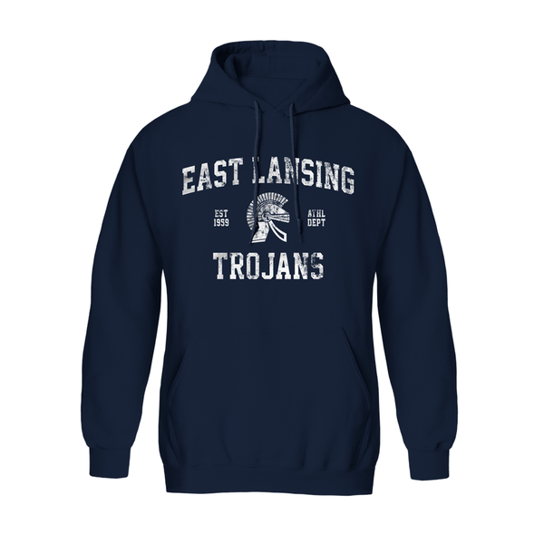 East Lansing Trojans Classic Hoodie (Vintage)
