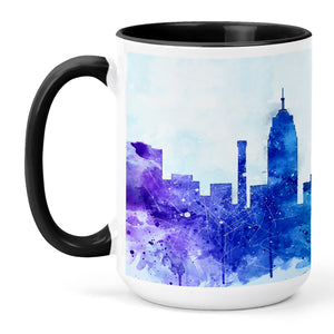 Lansing Skyline Water Color (Mug)
