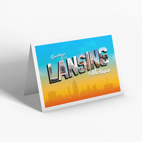 Greetings From Lansing (Greeting Card)